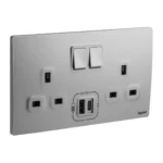 SWITCHES AND SOCKETS- LEGRAND 2G 13A SP SWITCHED SOCKET+USB A & C - Image 4
