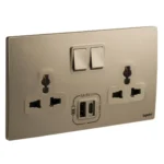 SWITCHES AND SOCKETS- LEGRAND 2G MULTISTANDARD SWITCHED SOCKET + USB A & C - Image 3
