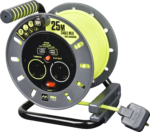 MASTER PLUG OMU2513152USL-ME 4 Socket Open Cable Reel Extension Lead with Winding Handle and 2 USB Charging Ports - Image 3