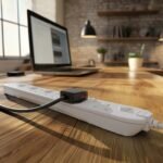 MASTER PLUG SRG6210N-ME 2m Extension Cord-6 Sockets Protected Power Cable Extender, Wire Extension with Safety Shutters, White - Image 6