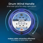 MASTER PLUG SCT0510/4BL-ME Four Socket 5-meter Cassette Reel Extension Lead - Image 3