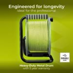 MASTER PLUG OTLU4013154SL-ME Pro-XT Four Socket 40-meter Open Cable Reel Extension Lead with Winding Handle, Thermal Cut Out and Power Switch - Image 6