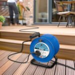 MASTER PLUG LDCC251315/4BL-ME Four Socket Medium 25-meter Open Cable Reel Extension Lead with Handle - Image 7