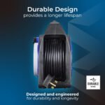 MASTER PLUG HST1513/4BL-ME Four Socket 15-meter Open Cable Case Extension Lead with Handle - Image 6