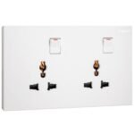 SWITCHES AND SOCKET- GALION-UNIVERSAL DOUBLE SWITCHED SOCKET