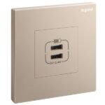 SWITCHES AND SOCKETS- GALION- DOUBLE USB CHARGER TYPE A 2.4A - Image 4