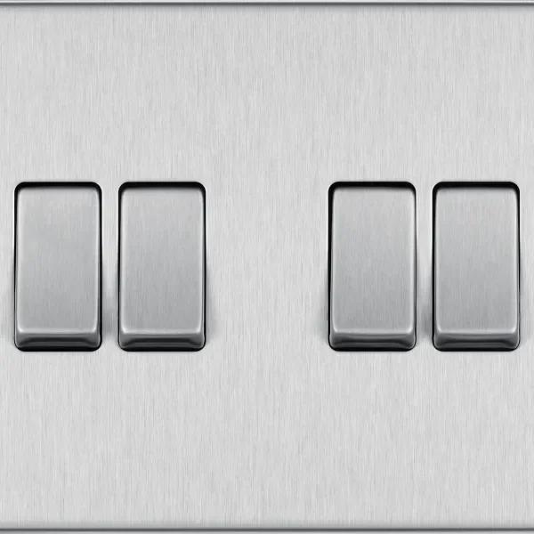 SWITCHES AND SOCKETS - BG 20A 4 gang 2-way switch