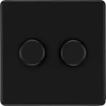 SWITCHES AND SOCKETS- BG 2 gang dimmer push type on/off - Image 4