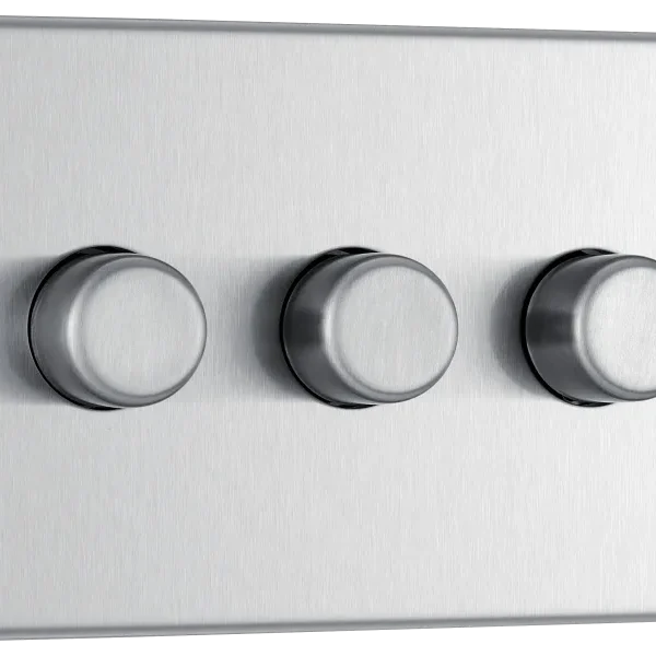 SWITCHES AND SOCKETS- BG 3 gang dimmer push type on/off