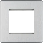 SWITCHES AND SOCKETS- BG Single gang 2 module face plate