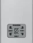 SWITCHES AND SOCKETS- BG 115/230v dual voltage shaver socket