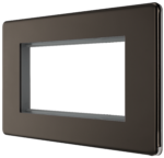 SWITCHES AND SOCKETS- BG Double gang 4 module face plate - Image 4
