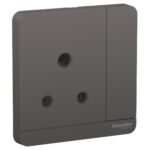 SWITCHES AND SOCKETS- SCHNEIDER-15A 250V 1 Gang 3 Round Pin Switched Socket - Image 2