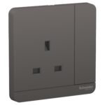 SWITCHES AND SOCKETS - SCHNEIDER-13A 250V 1 Gang Switched Socket - Image 2