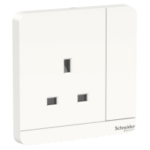 SWITCHES AND SOCKETS - SCHNEIDER-13A 250V 1 Gang Switched Socket