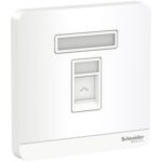 SWITCHES AND SOCKETS- SCHNEIDER- 1 Gang Telephone Socket