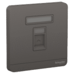 SWITCHES AND SOCKETS- SCHNEIDER- Wallplate for 1 keystone RJ45 - Image 2