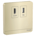 SWITCHES AND SOCKETS- SCHNEIDER- HDMI and USB socket