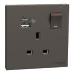 SWITCHES AND SOCKETS- SCHNEIDER- USB Charger, 21 W, Type A+C, QC PD - Image 2