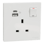 SWITCHES AND SOCKETS- SCHNEIDER- USB Charger, 21 W, Type A+C, QC PD - Image 4