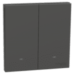 SWITCHES AND SOCKETS- SCHNEIDER-Momentary switch, 10A 250V, 2 gang, with fluorescent lamp - Image 4