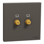 SWITCHES AND SOCKETS- SCHNEIDER- TV socket, 2 gangs, F connection - Image 2