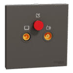 SWITCHES AND SOCKETS- SCHNEIDER- TV/FM/SAT TV Socket, F Connection