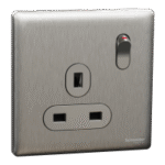 SWITCHES AND SOCKETS- SCHNEIDER-13A 250V 1 Gang Double Pole Switched Socket