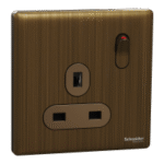 SWITCHES AND SOCKETS- SCHNEIDER- 13A 250V 1 Gang Switched Socket - Image 3