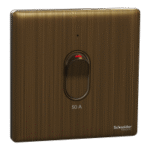 SWITCHES AND SOCKETS- SCHNEIDER- 50A 1 Gang DP with LED & Earth - Image 2