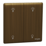 SWITCHES AND SOCKETS- SCHNEIDER-250W 2 Gang dimmer