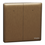 SWITCHES AND SOCKETS- SCHNEIDER- 16AX/20A 250V 2 Gang 2 Way Switch with LED