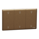 SWITCHES AND SOCKETS- SCHNEIDER-250W 3 Gang dimmer, Push button - Image 2