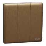 SWITCHES AND SOCKETS- SCHNEIDER-16AX/20A 250V 3 Gang 1 Way Switch