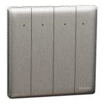 SWITCHES AND SOCKETS- SCHNEIDER-16AX 250V 4 Gang 1 Way Switch with LED