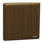 SWITCHES AND SOCKETS- SCHNEIDER- 10AX 250V 4 Gang 2 Way Switch - Image 2