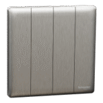 SWITCHES AND SOCKETS- SCHNEIDER- 10AX 250V 4 Gang 2 Way Switch