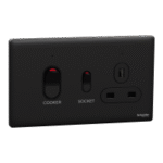 SWITCHES AND SOCKETS- SCHNEIDER- 45A Cooker Control Unit - Image 3