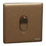 SWITCHES AND SOCKETS- SCHNEIDER-50A 1 Gang DP with LED & Earth