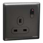 SWITCHES AND SOCKETS- SCHNEIDER- 13A 250V 1 Gang Double Pole Switched Socket - Image 2