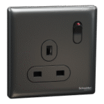 SWITCHES AND SOCKETS- SCHNEIDER-13A 250V 1 Gang Switched Socket - Image 2