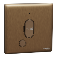 SWITCHES AND SOCKETS-SCHNEIDER-13A 250V Fused Connection Unit with Neon