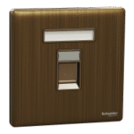 SWITCHES AND SOCKETS-SCHNEIDER-1 Gang Tel Socket - Image 3