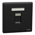 SWITCHES AND SOCKETS-SCHNEIDER-1 Gang Tel Socket - Image 2