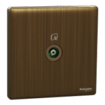 SWITCHES AND SOCKETS- SCHNEIDER- 1 Gang TV Socket