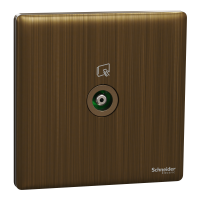 SWITCHES AND SOCKETS- SCHNEIDER- 1 Gang TV Socket