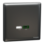 SWITCHES AND SOCKETS-SCHNEIDER- USB Charger USB A + USB C - Image 2