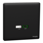 SWITCHES AND SOCKETS-SCHNEIDER- USB Charger USB A + USB C - Image 2