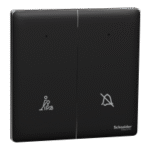 SWITCHES AN D SOCKETS- SCHNEIDER-2 Gang switch, Neon, “Do Not Disturb”,  “Please Wait - Image 2