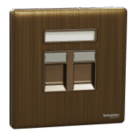 SWITCHES AND SOCKETS-SCHNEIDER- 2 Gang Tel Socket - Image 3